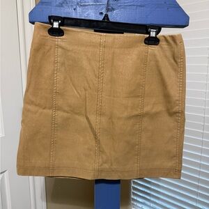 Wishlist Camel Mini Skirt